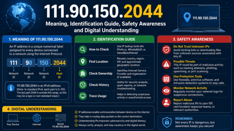 111.90.150.2044 – Meaning, Identification Guide, Safety Awareness and Digital Understanding