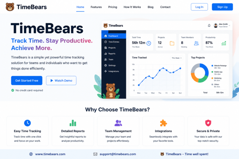 TimeBears com: A Complete Guide to the Website, Features, and Online Resources