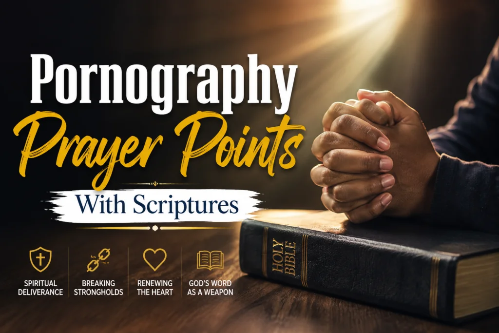 pornography prayer points with scriptures
